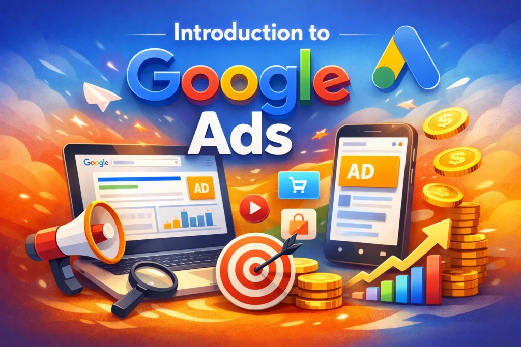 Introduction to Google Ads Googlr Ads 2026 1024x683