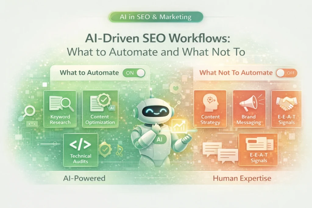 AI Driven SEO Workflows What To Automate And What Not To 1024x683