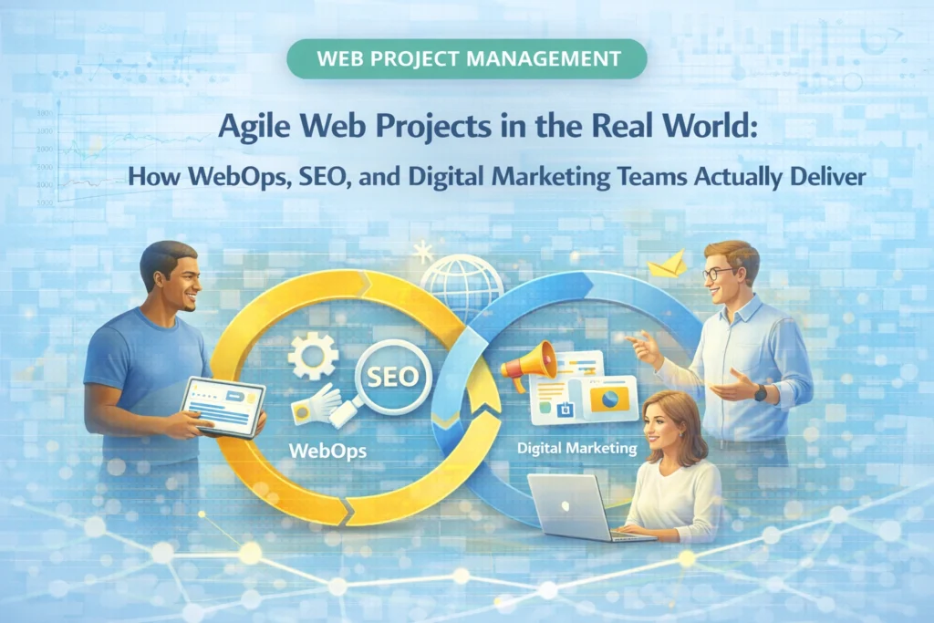Agile Web Projects In The Real World How WebOps SEO And Digital Marketing Teams Actually Deliver At Scale 1024x683