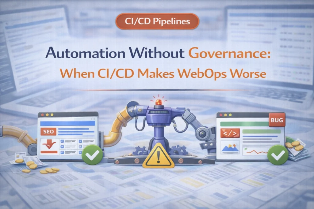 Automation Without Governance When CICD Makes WebOps Worse 1024x683