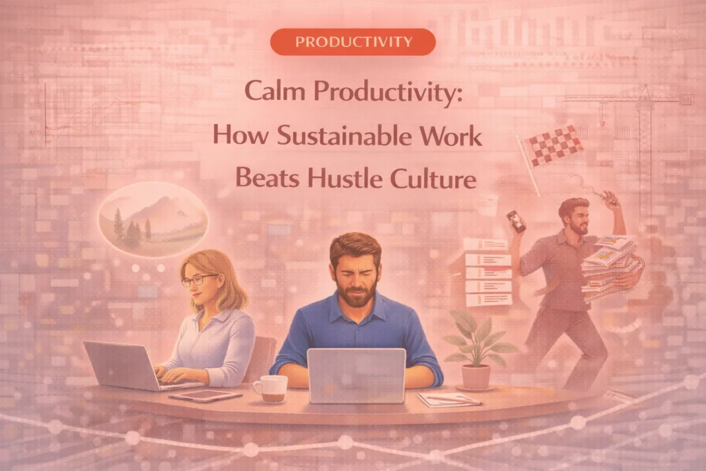 Calm Productivity How Sustainable Work Beats Hustle Culture 1024x683