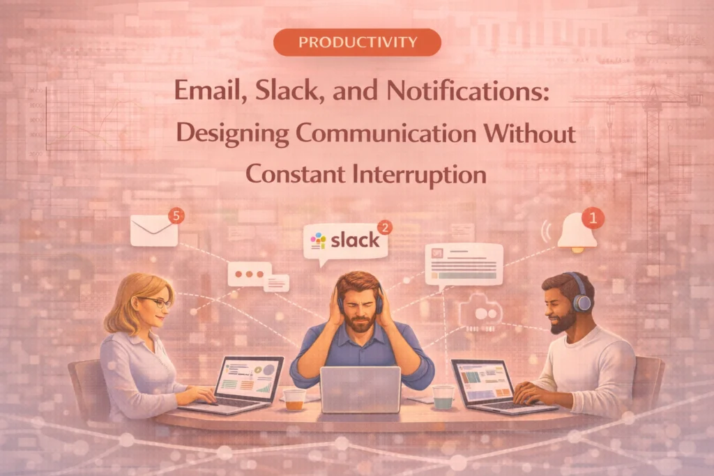 Email, Slack, and Notifications: Designing Communication Without Constant Interruption Email Slack And Notifications Designing Communication Without Constant Interruption 1024x683