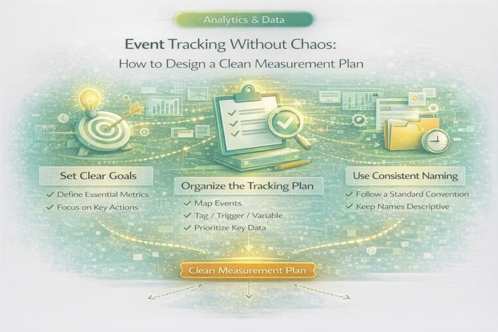 Event Tracking Without Chaos How To Design A Clean Measurement Plan 1024x683