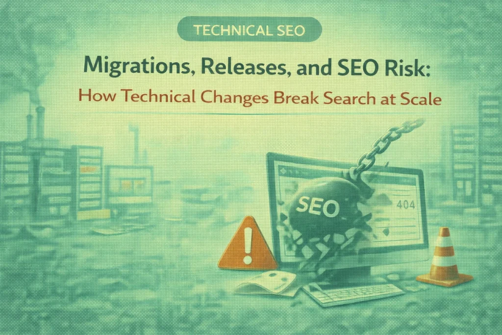 Migrations Releases And SEO Risk How Technical Changes Break Search At Scale 1024x683