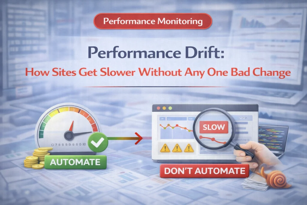 Performance Drift How Sites Get Slower Without Any One Bad Change 1024x683