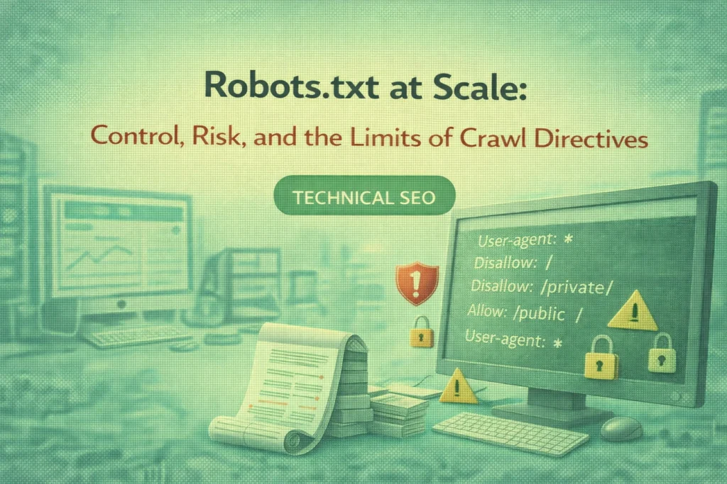 Robots.txt At Scale Control Risk And The Limits Of Crawl Directives 1024x683