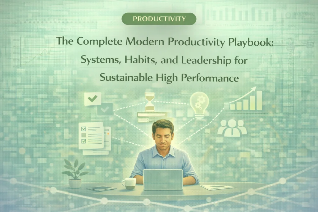 The Complete Modern Productivity Playbook Systems Habits And Leadership For Sustainable High Performance 1024x683