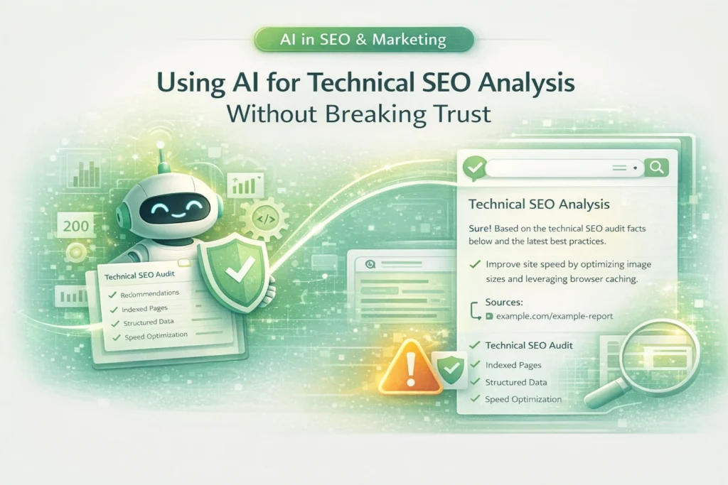 Using AI For Technical SEO Analysis Without Breaking Trust 1024x683