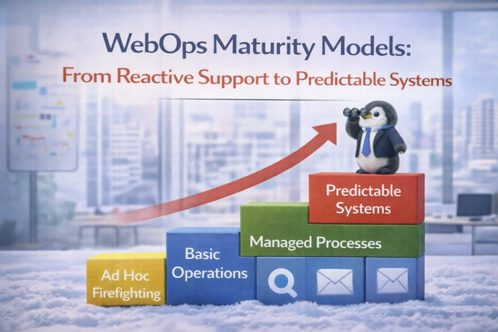 WebOps Maturity Models From Reactive Support To Predictable Systems 1024x683